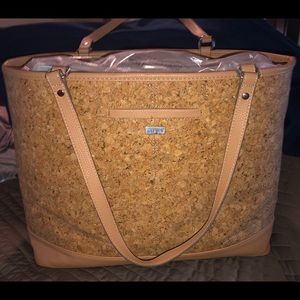 31 Style setter metallic cork tote & wristlet